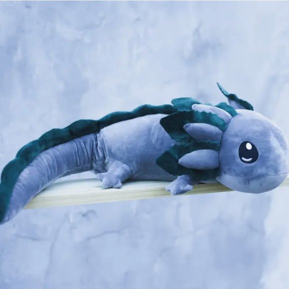Gray Realistic Axolotl Plush - Picture 2 of 8